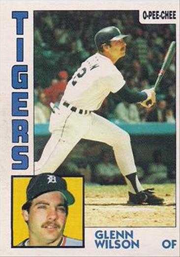 1984 O-Pee-Chee Baseball Cards 036      Glenn Wilson